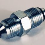 BrakeQuip 5MBT-5MJ Line Adapter 1/2-20 to 1/2-20 Male JIC